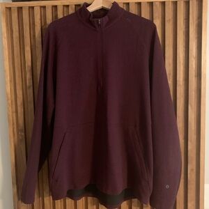 Lululemon At Ease Quarter Zip Sweater